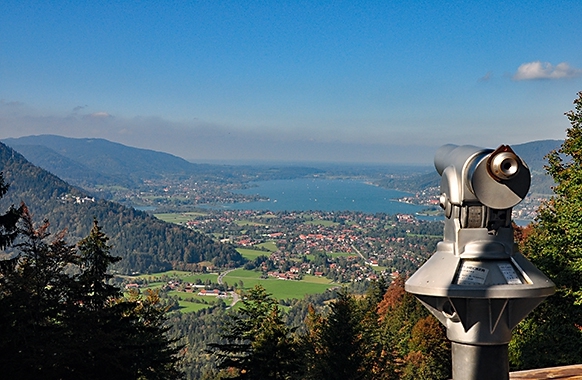 Wallberg-Panoramastrasse in Rottach-Egern am Tegernsee